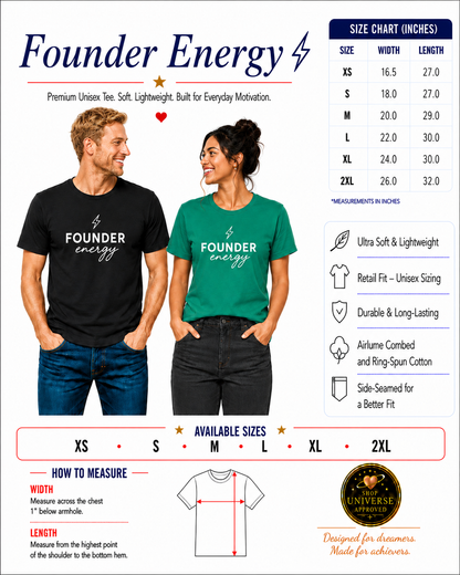 Founder Energy | Unisex Tee