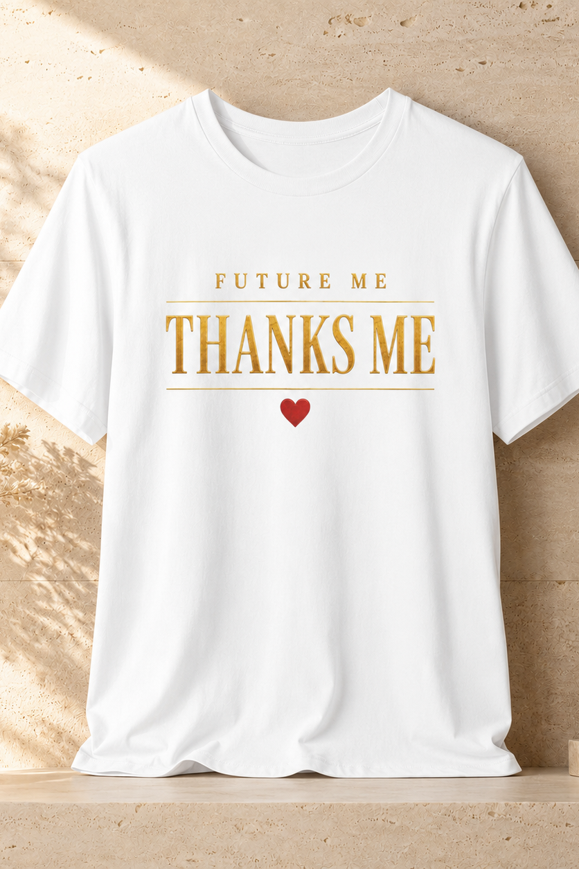 Future Me Thanks Me ❤️| Unisex Tee