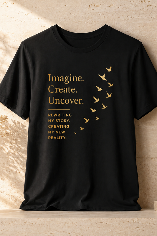 Imagine. Create. Uncover. (Birds) | Unisex Tee