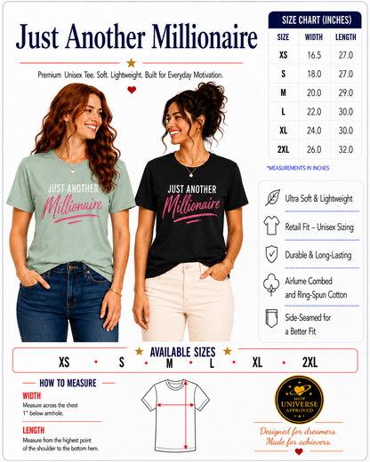 Just Millionaire | Unisex Tee