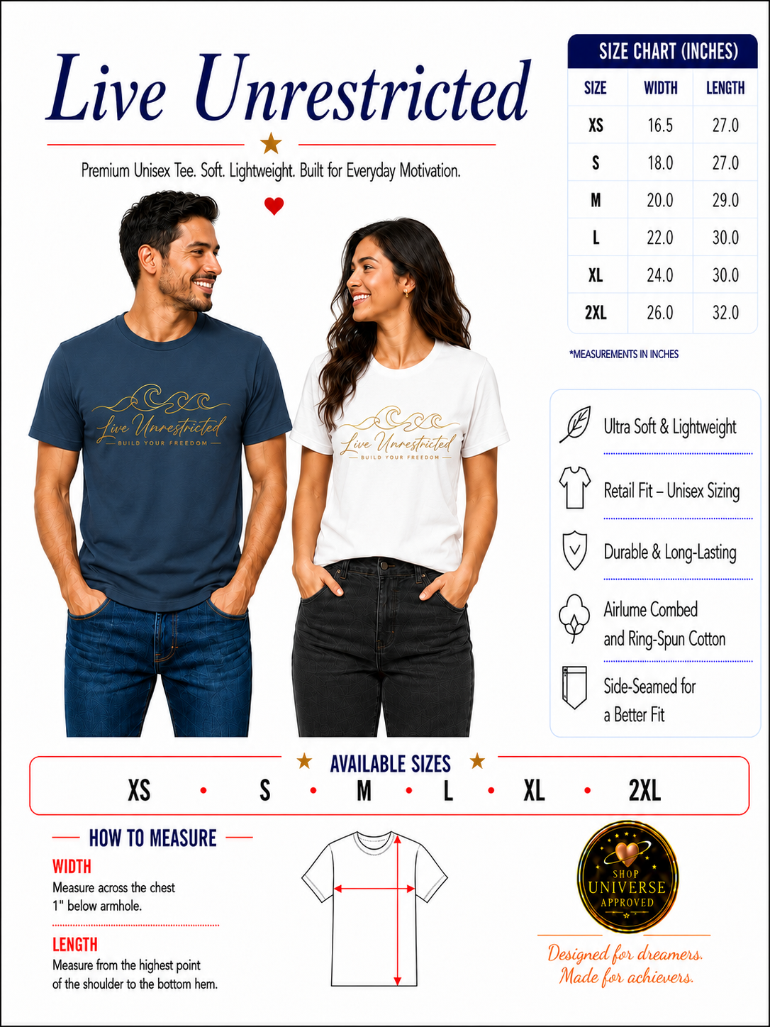 Live Unrestricted | Unisex Tee