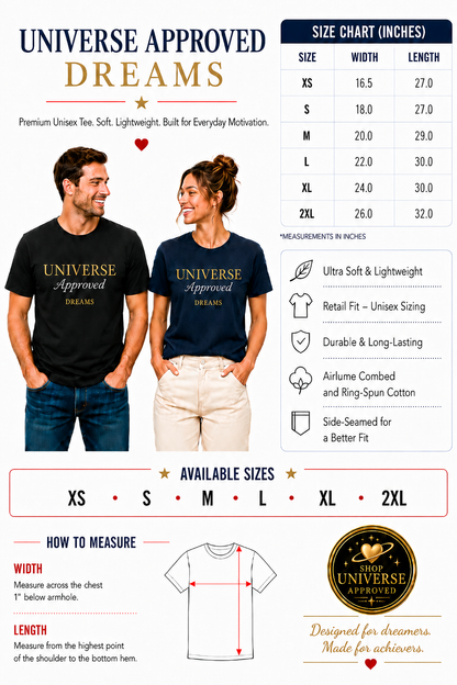 Universe Approved Dreams | Unisex Tee