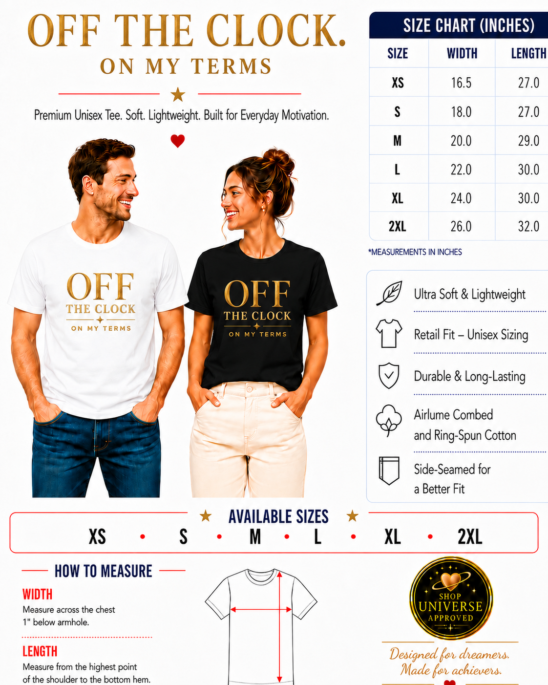 Off the Clock | Unisex Tee