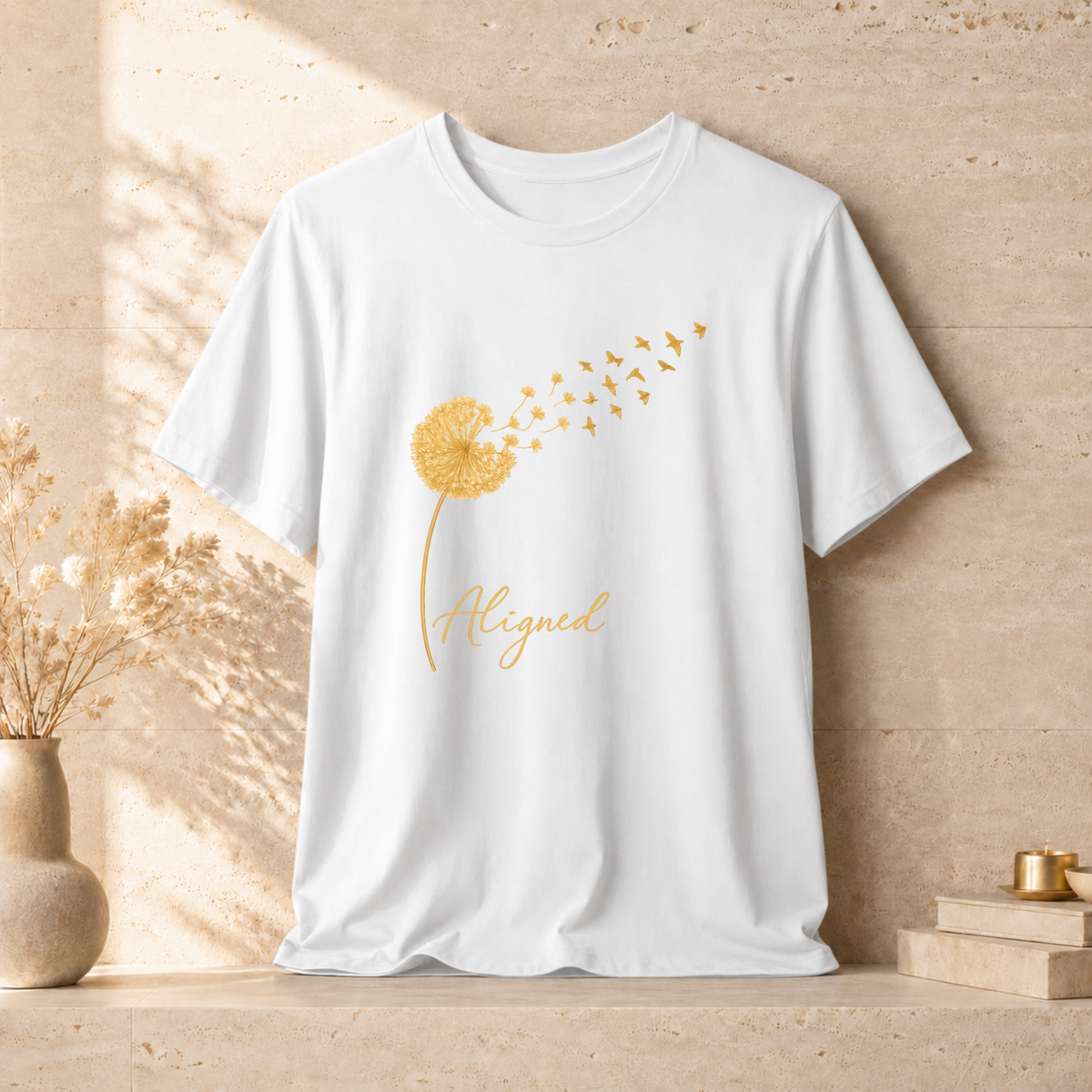 Dandelion Aligned Birds | Unisex Tee